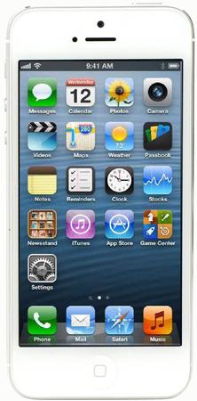 Смартфон Apple iPhone 5 32Gb White & Silver - Добрянка